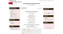 Desktop Screenshot of bip.kulturadrawsko.pl