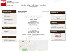 Tablet Screenshot of bip.kulturadrawsko.pl